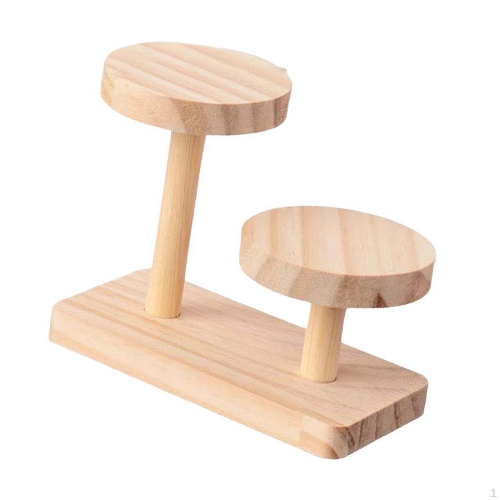 Eleganter Aufbewahrungsständer aus Holz für Uhren und Schmuck