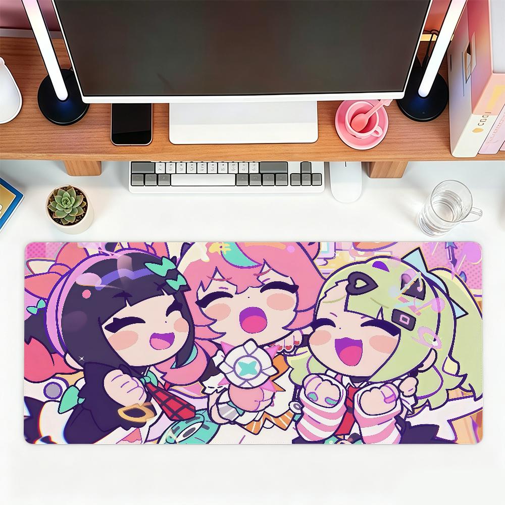 AOD Cute Angels of Delusion Anime Girl Zenless Zone Zero Mouse Pad For Office Gaming And Keyboards NonSlip Large Waterproof