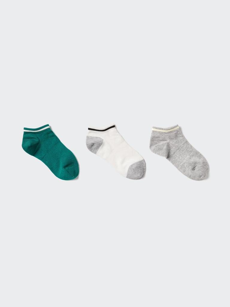 Uniqlo Kids Short Socks 3p  Line 