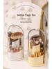 Rotating Transparent Makeup Brush & Lipstick Organizer with Dustproof Design
