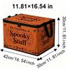 Halloween Themed Fabric Storage Box Foldable Storage Bin for Halloween Decorations Clothing Toys Bedroom Closet Organizer