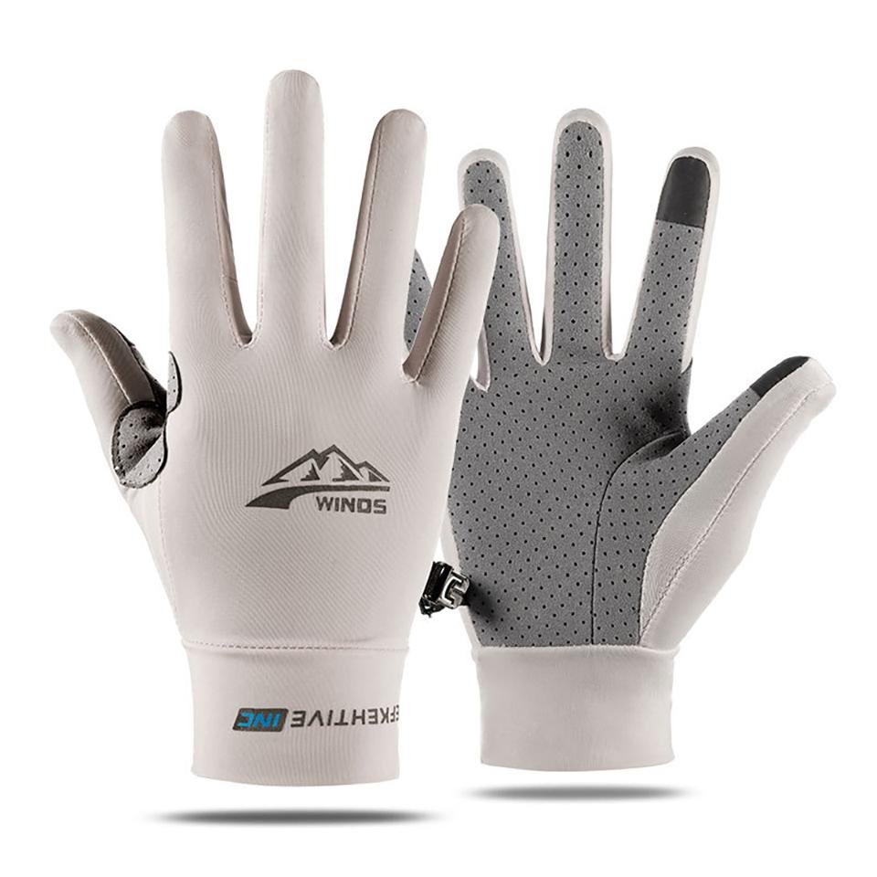 Summer Sun Protection Gloves Touchscreen Resistant Outdoors Mountaineering Hiking Fishing Biking Exposed Fingers Gloves