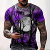 Neues Sommer-T-Shirt für Herren: Modisches, schlichtes Muster, bedrucktes Oberteil