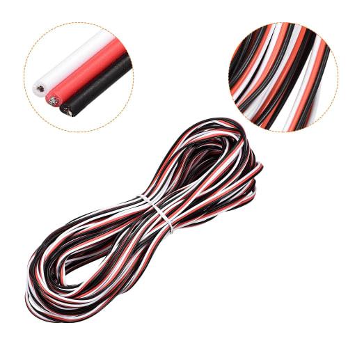 uxcell Servo Extension Cable Cord Connector Lead Wire 22AWG 30 Core Servo Receiver Wire