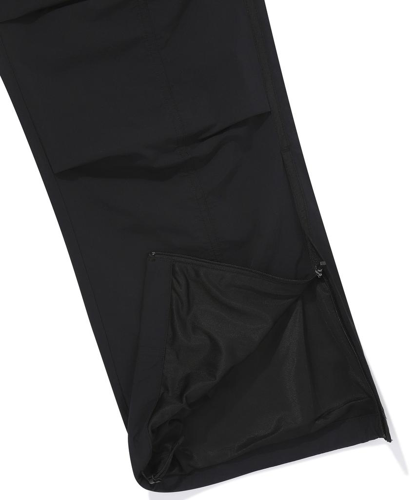 BBC EARTH Warm Fit Zipper Parachute Pants Black