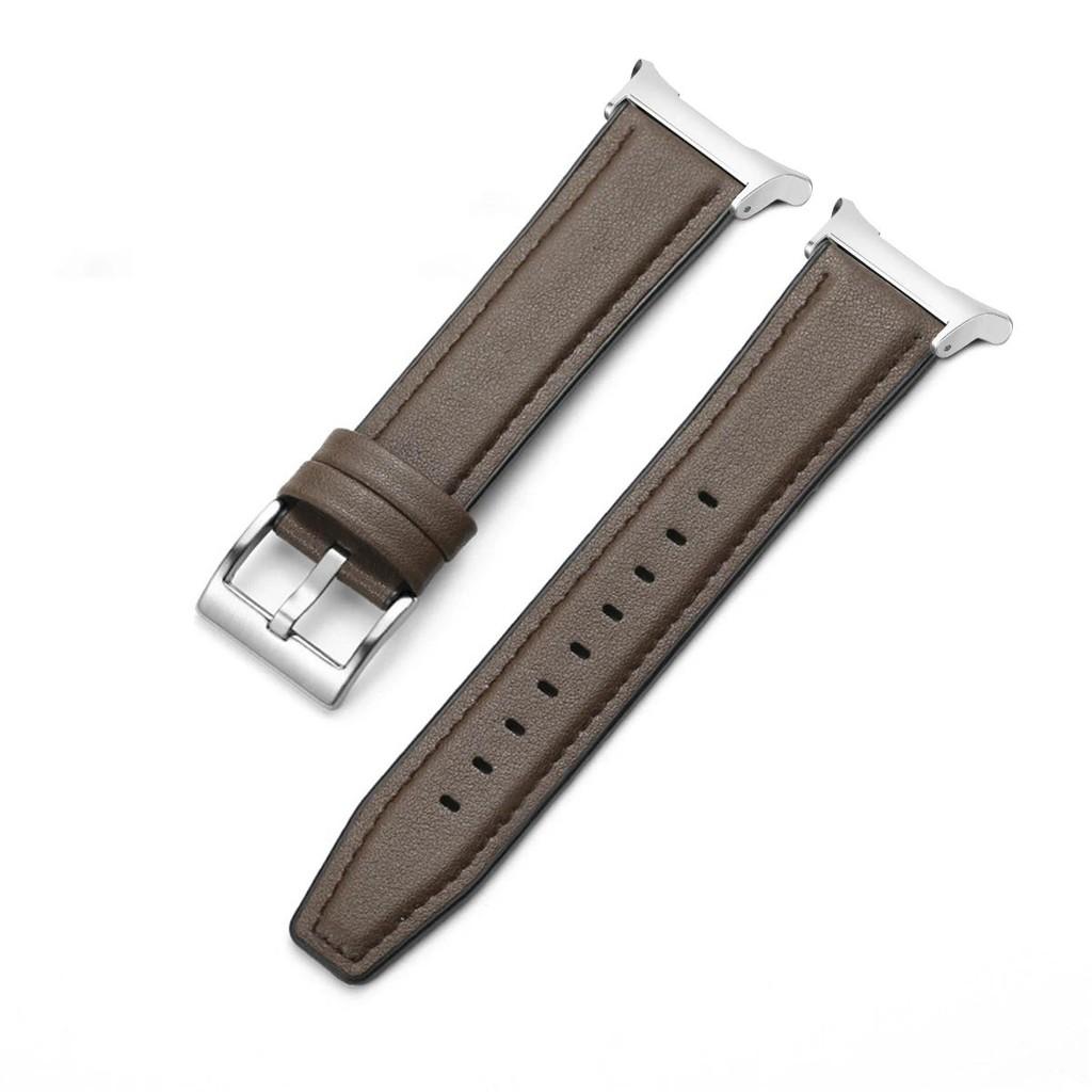 Leather Silicone Hybrid Strap for Samsung Galaxy Ultra(2025) Watch 8 40/44mm Smartwatch Band for Galaxy Watch Ultra 47mm 8Class