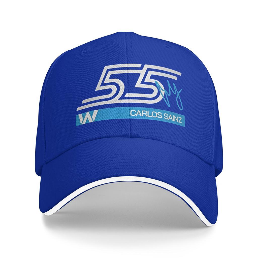 Adult Williams Racing Team Sandwich Hat Hip-Hop Baseball Caps Snapback Carlos Sainz Trucker Breathable Sun Autumn
