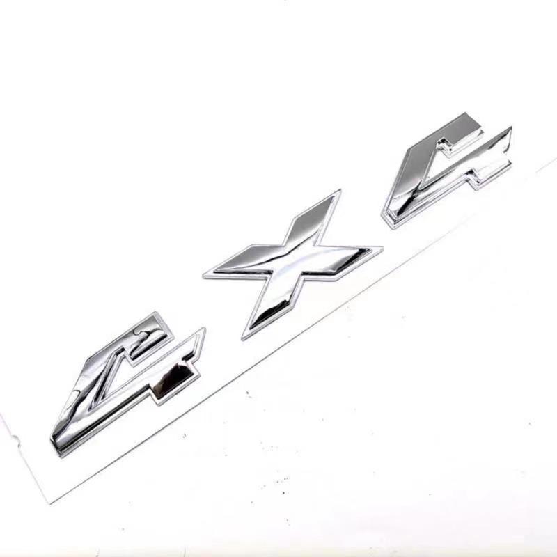 Off-road 4x4 Metal Car Sticker: Jeep Wrangler Compass Emblem for Modified Four-wheel Drive