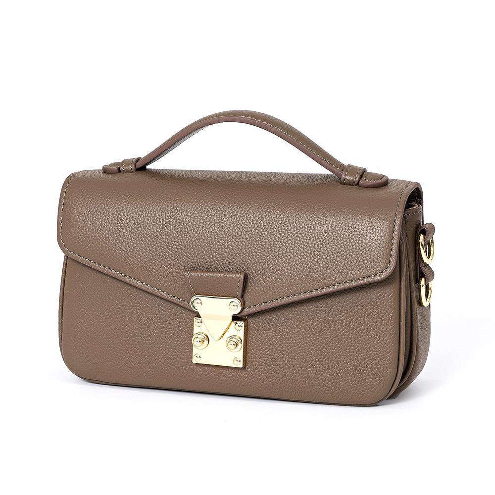 New Autumn/Winter Fashion Leather Shoulder Bag - Luxury Retro Handbag, Versatile Messenger & Commuter Bag.