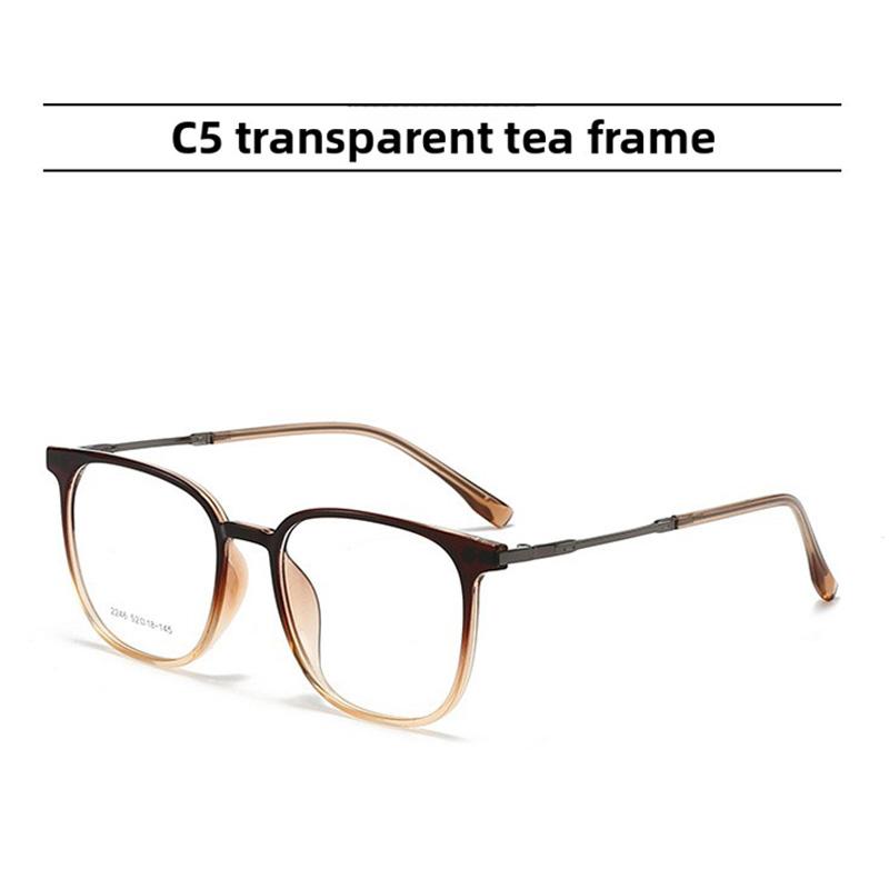 

G2246 Prescription Glasses Polarizing Plate Square Myopia -0.5 to -6.0 Women Fluorescent Magnetic Sunglasses Clip Shortsighted 0