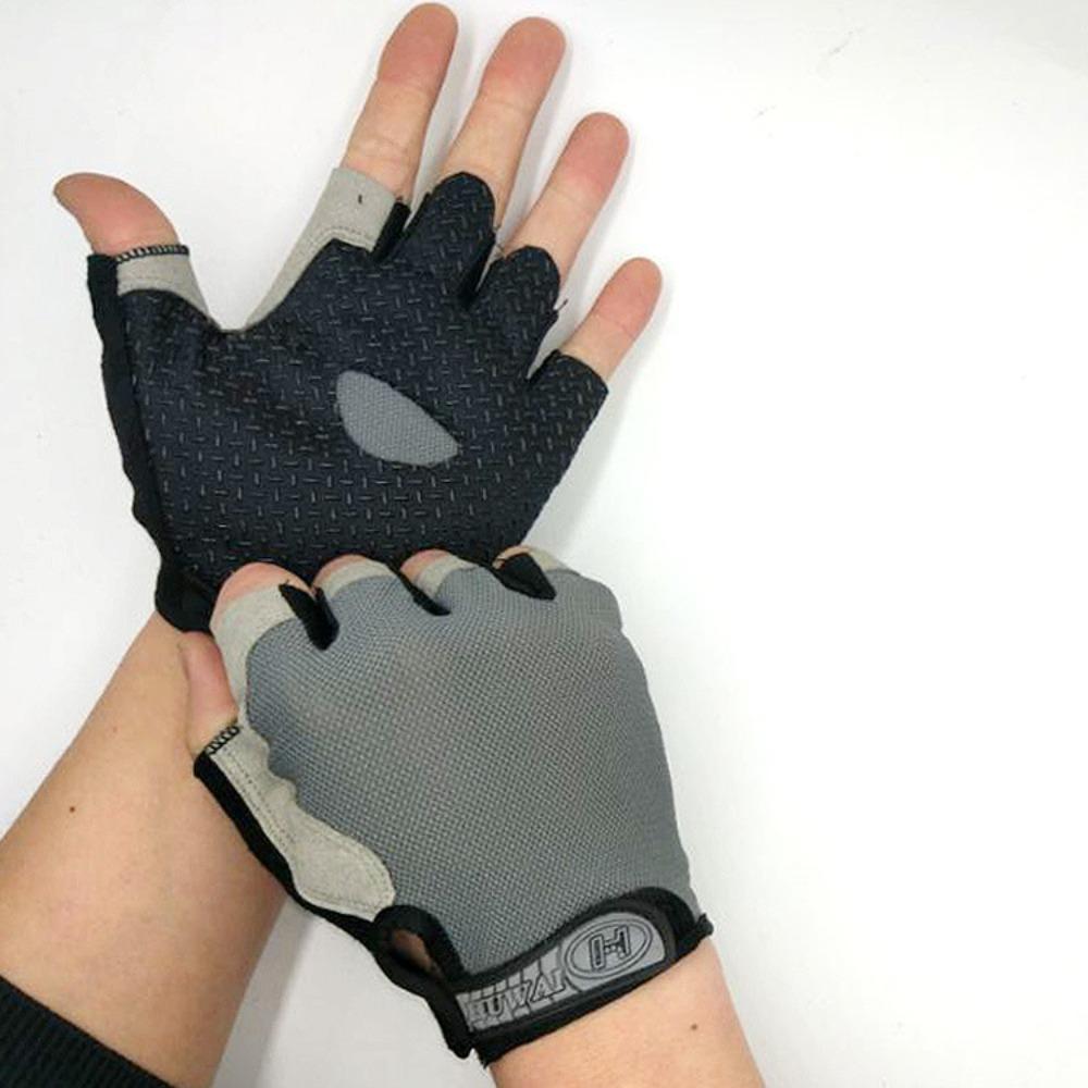 Summer mesh bicycle half finger outdoor sports cycling gloves breathable non-slip sun protection men's and women's models
