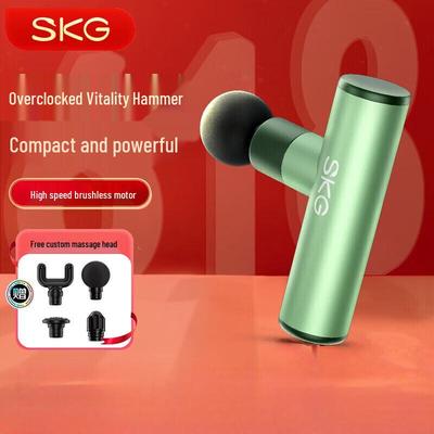 Mini Massageador Portátil de Percussão F3-2 Plugue CN (adaptador incluso)