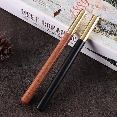 1 Stk. Mahagoni Schwarzes Sandelholz Messing Signaturstift Kreativer Mahagoni Kugelschreiber Klimaneutraler Stift Metall Messing Stift