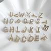 Korean Micro-Diamond Trendy Letter Stud Earrings: Elegant, High-End Accessories for Women's Unique Style.