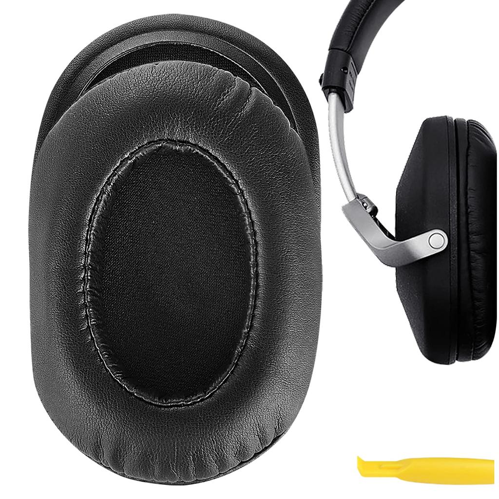 Geekria Ear Pads QuickFit Compatible Pads Compatible with SONY ZX1000 Headphones Pads Cups MDR-Z1000 Ear/Ear (Protein Leather/Black)