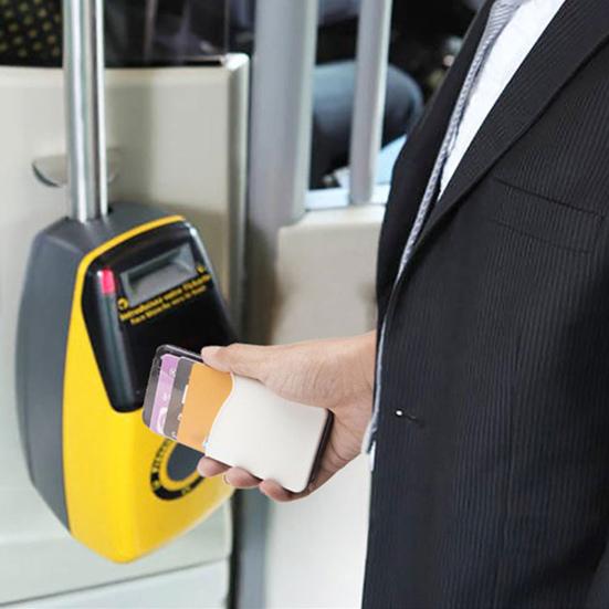 2Pcs Card Holders Silicone Phone Back Double-layer Space-saving Card Cover Stickers for Smartphones