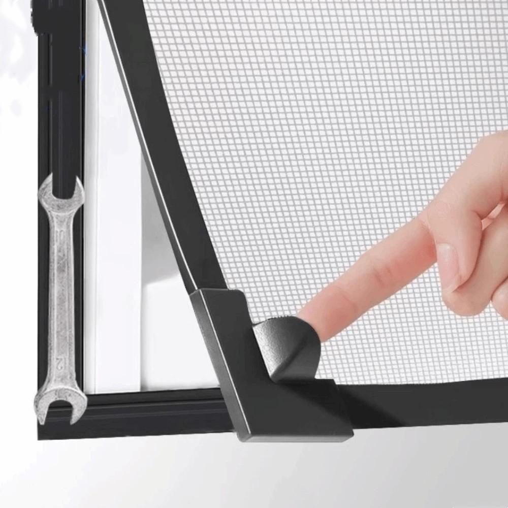

Insect Proof Magnetic Screen Window Tulle Mesh DIY Mesh Curtain Balcony 19.69x31.50 in чёрный