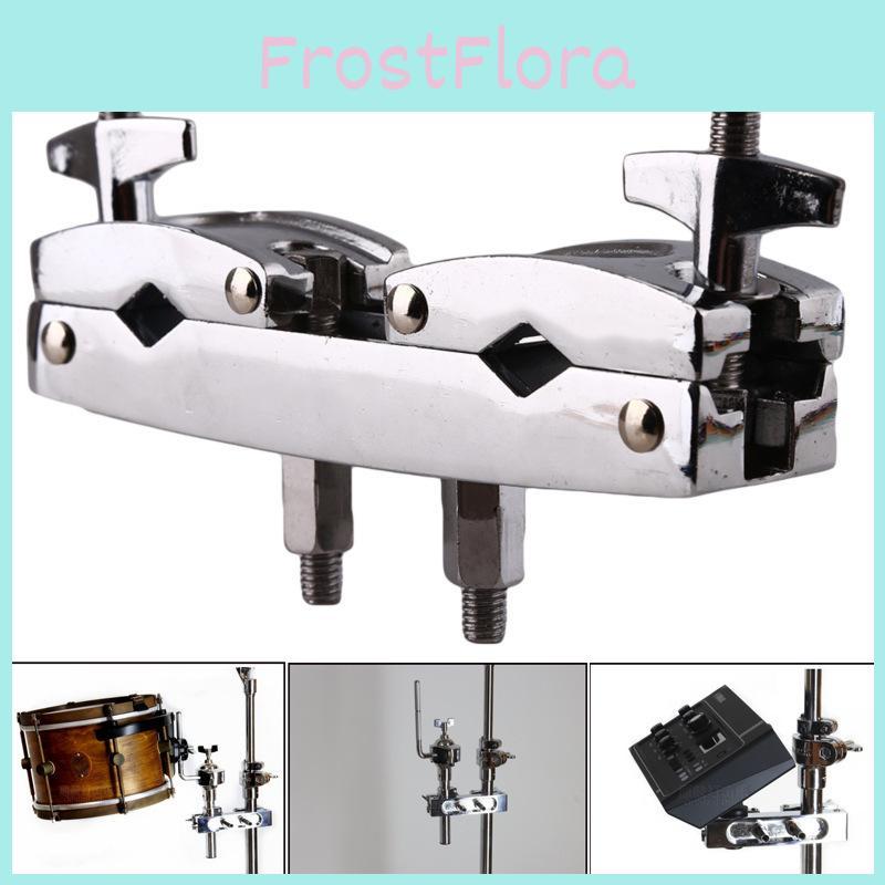 Heavy Duty Drum Set Clamp Reliable Dual Drum Holder Jazz Drum Mounting Clip
