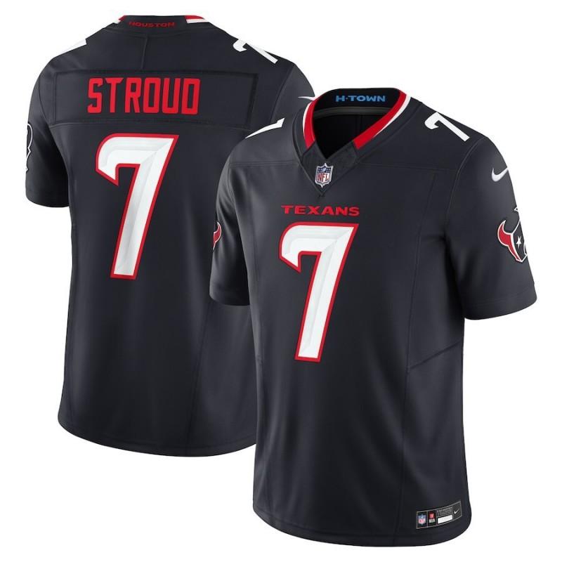 Houston Texans NFL Football Jersey Mens Sportswear Performance Tee Fall Winter Breathable Fan Apparel