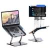 Universal Foldable Laptop Cooling Pad with Dual Fan Stand
