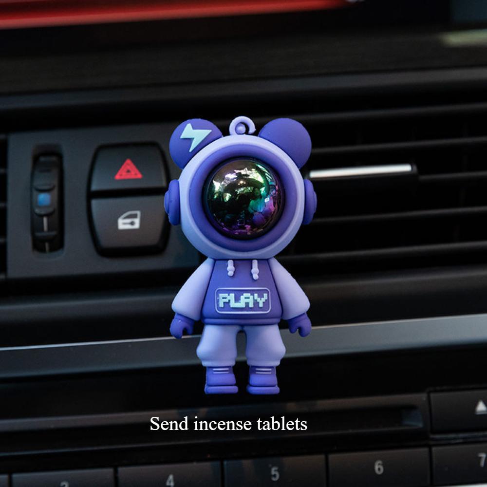 Astronaut Design Car Air Freshener, Car Trend Aromatherapy Clip, Car Interior Trim Clip, Eid al-Fitr Happy