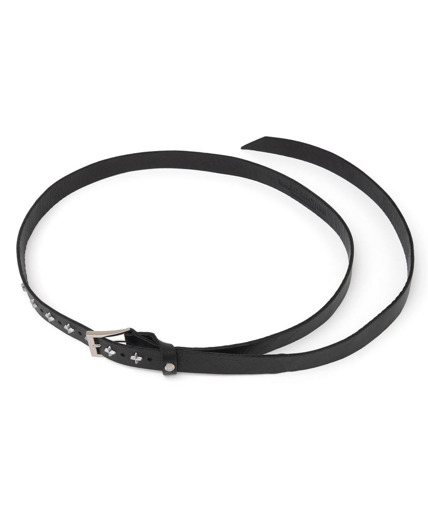 MILLO ARCHIVE Ether Slim Leather Belt [Black]