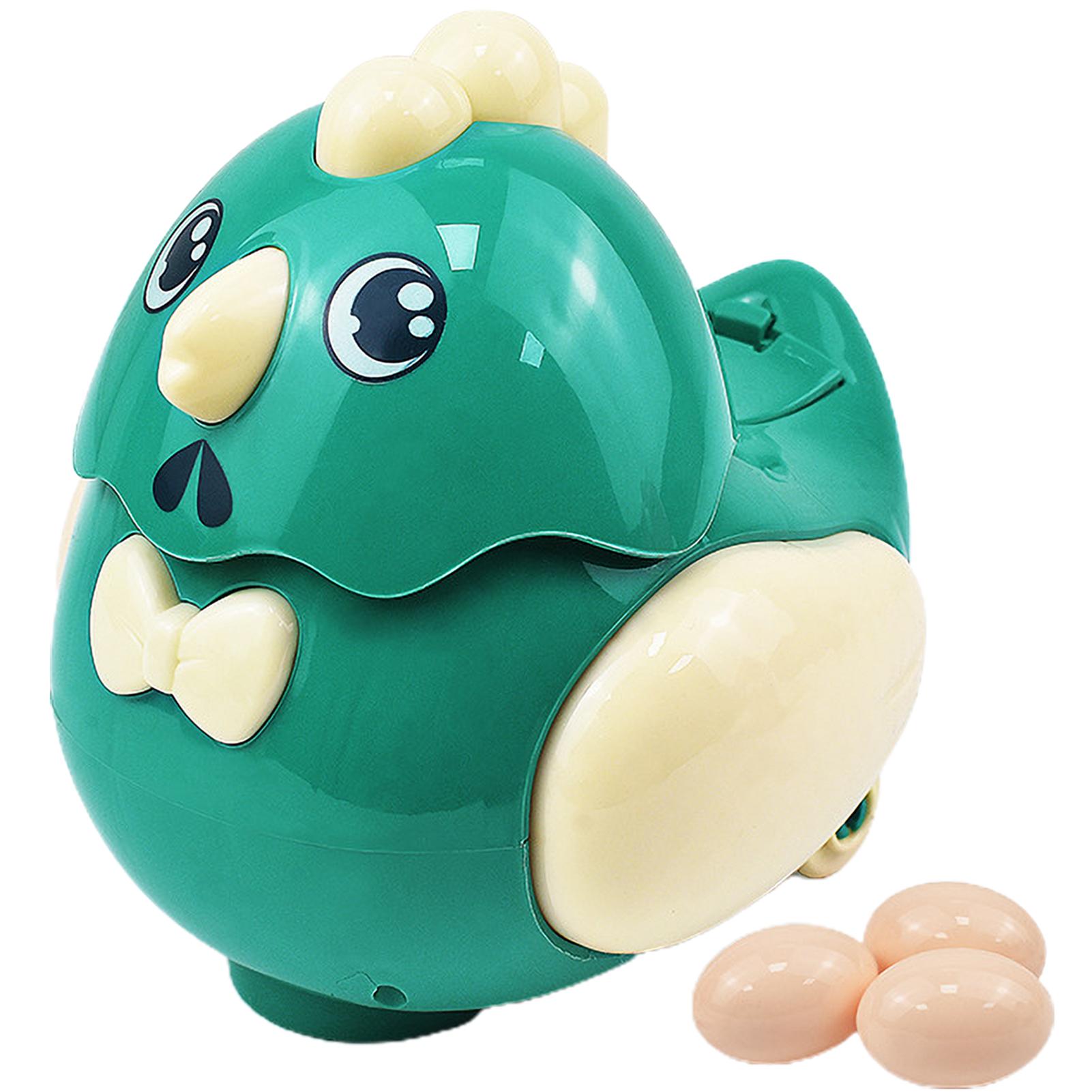 

Electric Toy Simulation Hen Doll With Music And Lights Hit & Go Walking Educational Gift For Kids Toddler As Shown синий