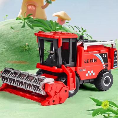 Simulations-Farm-Mähdrescher-Spielzeug Kinder Landwirt Trägheitsfahrzeug Spielzeug Klassisches Spielzeug Reibungsbetrieben Für Kinder Geschenke