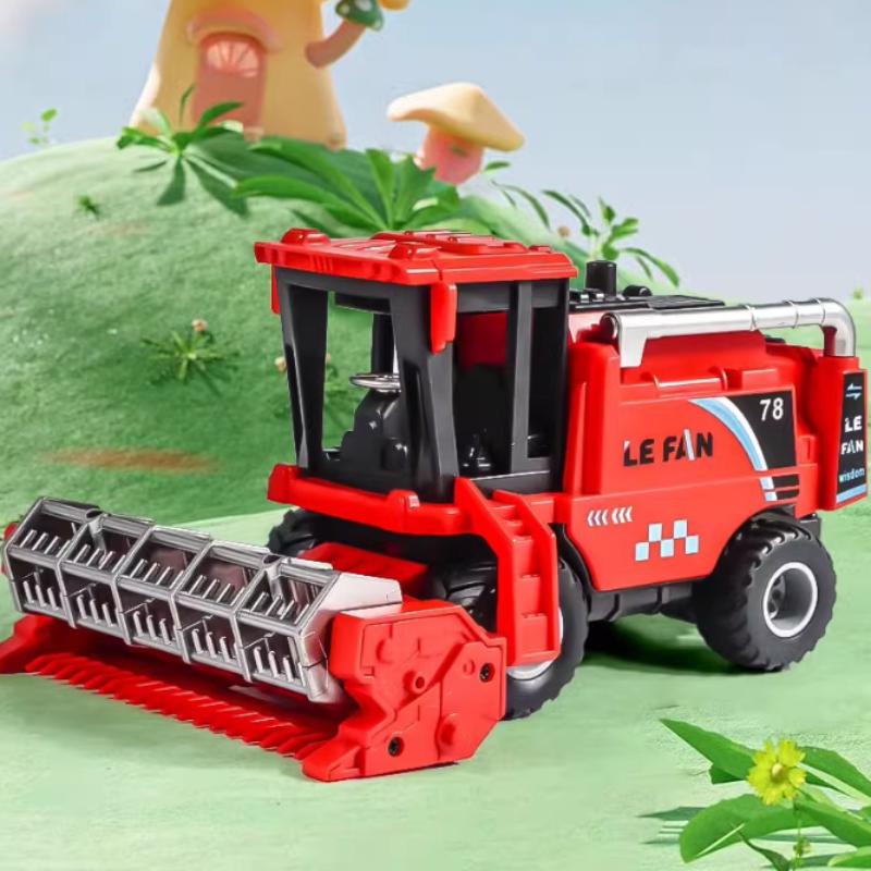 Simulations-Farm-Mähdrescher-Spielzeug Kinder Landwirt Trägheitsfahrzeug Spielzeug Klassisches Spielzeug Reibungsbetrieben Für Kinder Geschenke