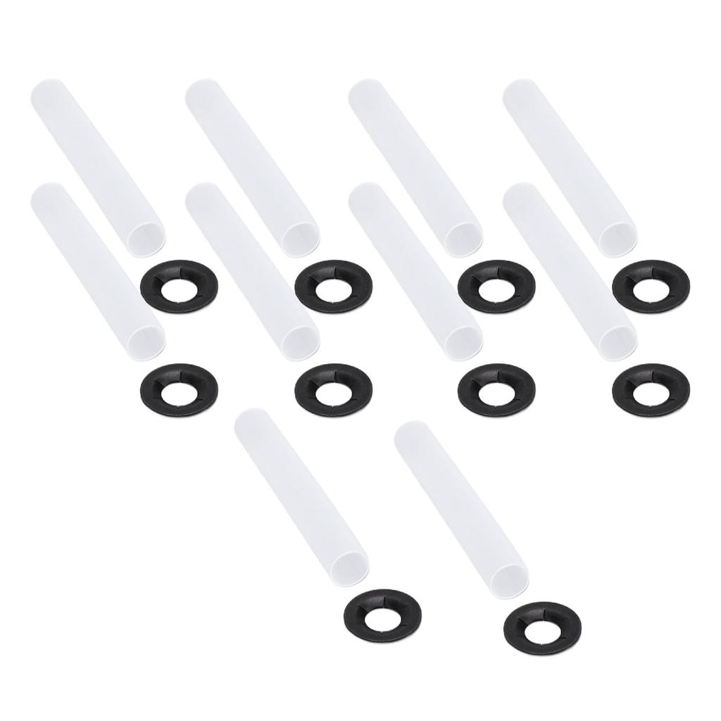 Garage Door Quiet Hinge Sleeves 11mm ID 80mm Length Garage Door Roller Shaft Hinges Silent Sleeves for Car RV