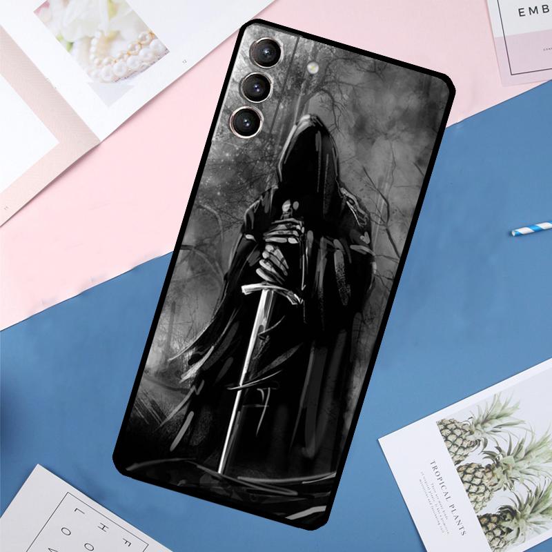 Death Grim Reaper Skull Case For Samsung Galaxy S25 Ultra S24 S23 S22 S21 Ultra S9 S10 Plus S23 FE S25 FE Back Cover