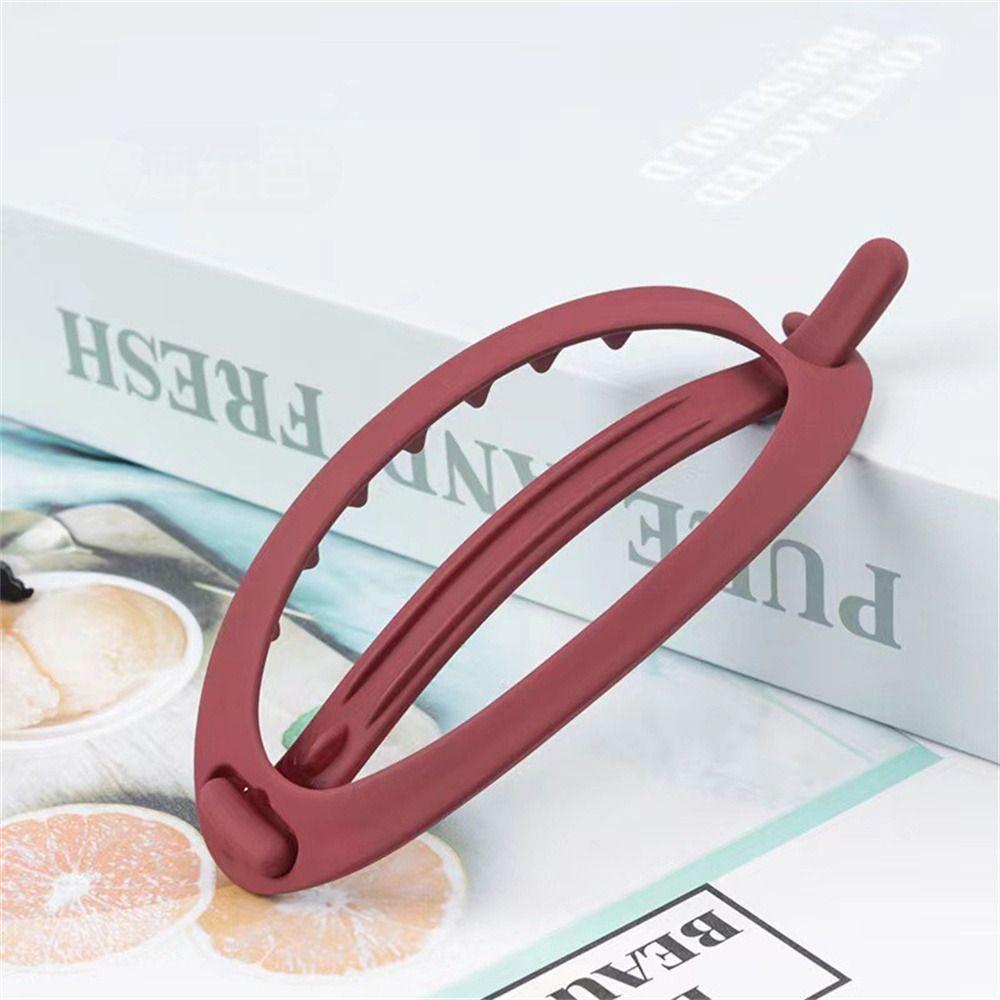 Top Clip Frosted Duckbill Clip Clamps Ponytail Holder Headwear Hair Claws  For Women Girls