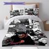 Naruto Dynamic Ninja Pose Bedding Set Anime Duvet Cover Polyester Soft Comforter Bedroom Set -QJY