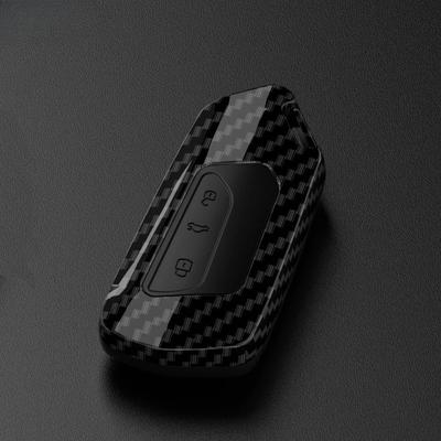 ABS Car Key Case Cover for VW Volkswagen Golf 8 MK8 ID.3 ID.4 Cupra Skoda Octavia A8 SEAT Leon MK4 2020 2021 Formentor Tarraco