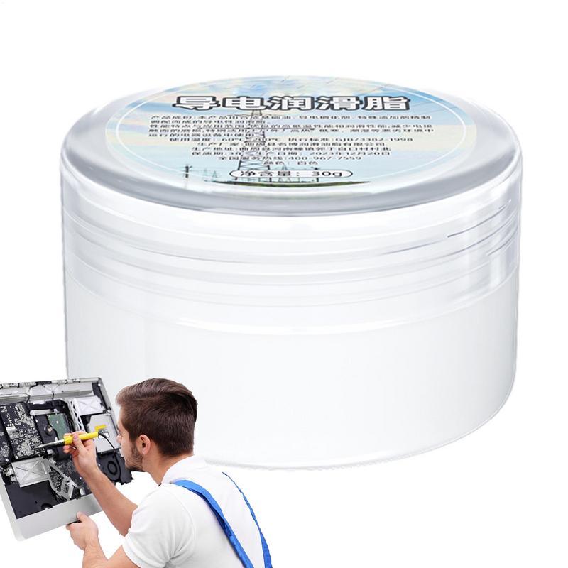 Electrical Contact Grease 30g Multi-Function Grease Electrical Dielectric Gel Improves Current Electronics Lubricant