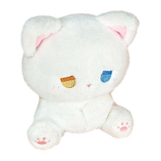 Lindo Peluche Gato Sentado Juguete Suave Muñeco de Animal de Peluche Adorable Abrazable Decoración para Habitación Infantil Almohada Compañera Regalo para Amigos Niños