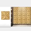 12 Pannelli Murali 3D Goffrati PVC Spessore 0,8 cm per Decorazione Parete di Sfondo Casa Hotel