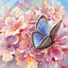 Diy 5D Diamond Painting Butterfly Flower Diamond Embroidery Cross Stitch Kit Mosaic Picture Home Decoration New Year Gift