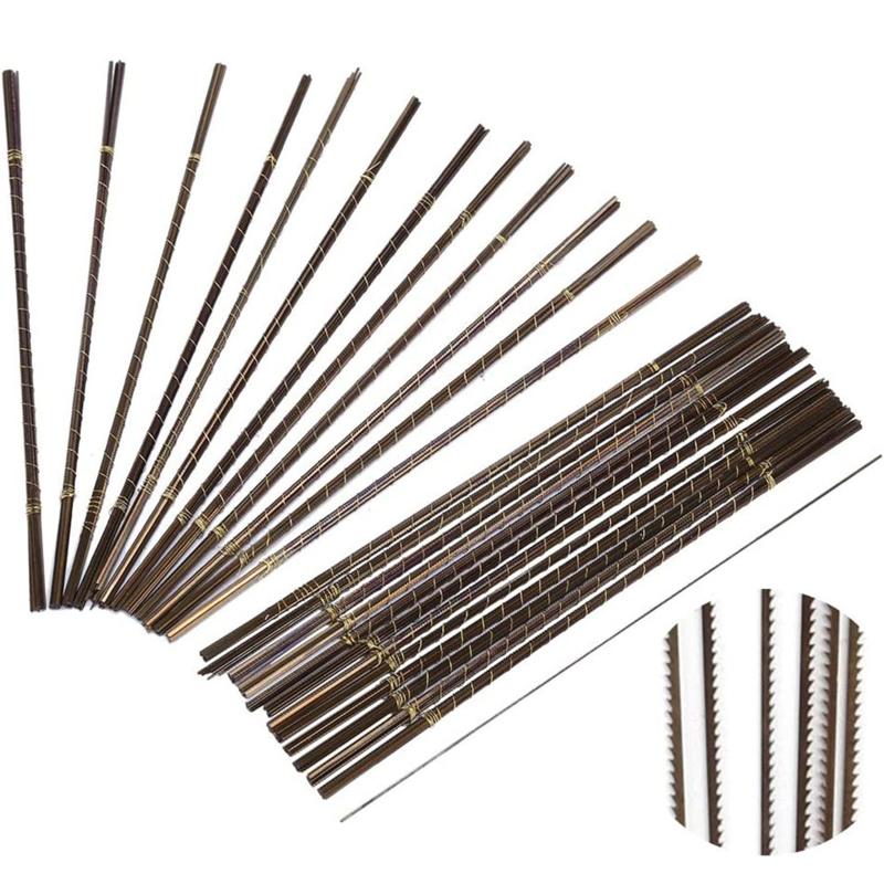 12/144Pcs Jeweler Jewelry Metal Cutting Saw Blades Set Handicraft Jewelry Design And Repair Gems Woodworking Hand Tools