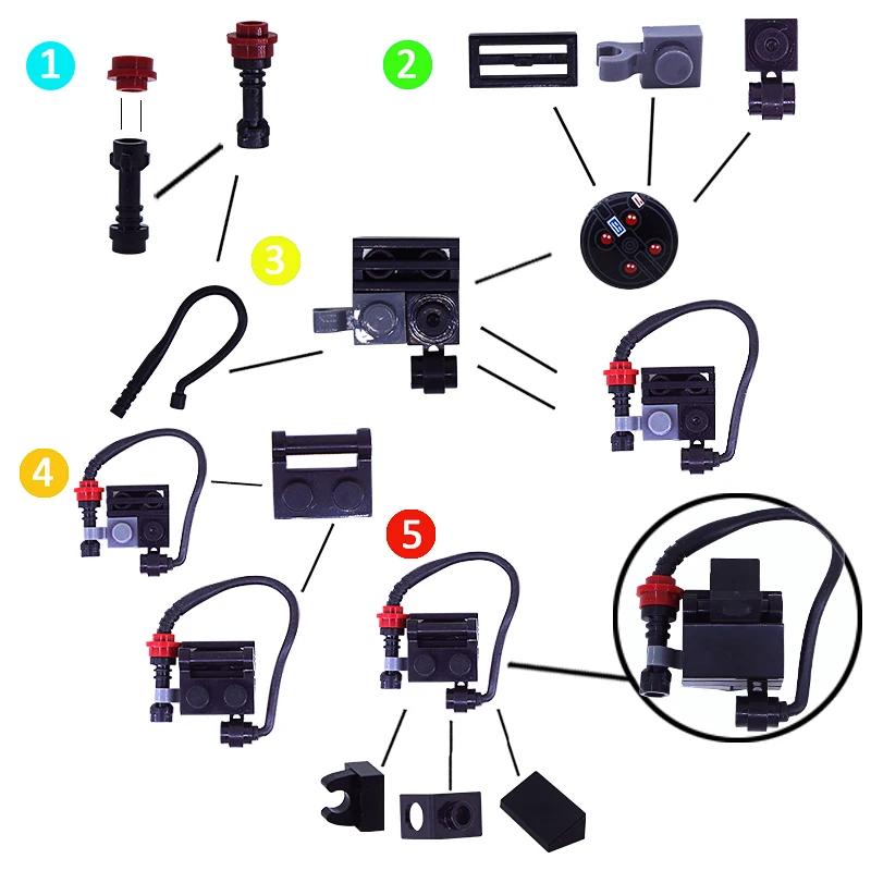 Promotions!! 4Pcs/Set Ghostbusters Egon Spengler Peter Winston Zeddemore Stay Puft Model Action Figures Blocks Toys for Children