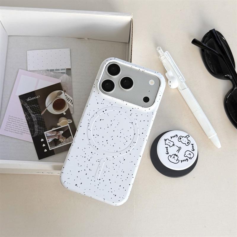 

Magnetic Splatter Ink Cartoon Animal Phone Case for iPhone 16 Pro Max/15 Pro iPhone 16 Pro Max