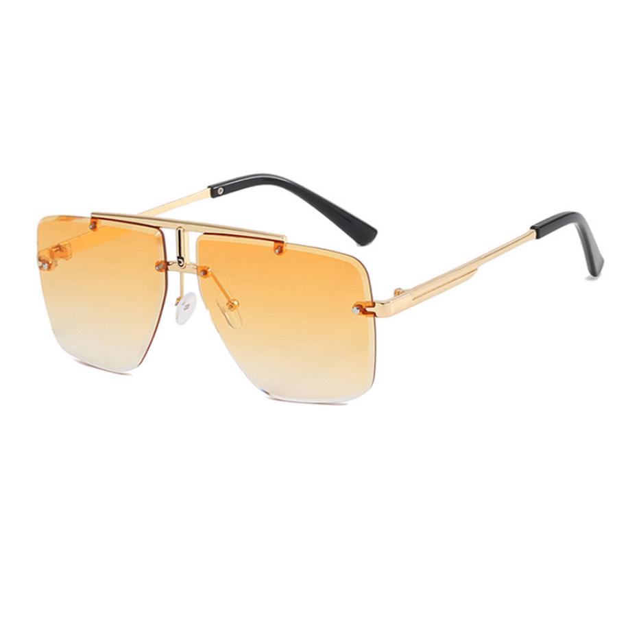 New Frameless Gradient Sunglasses Women Fashion Lightweight Sun glasses UV400