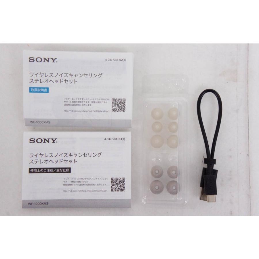 Used SONY WF-1000XM3 True Wireless Noise Cancelling Earphones with Bluetooth, Separate Left and Right Headphones, High-Resolution Audio