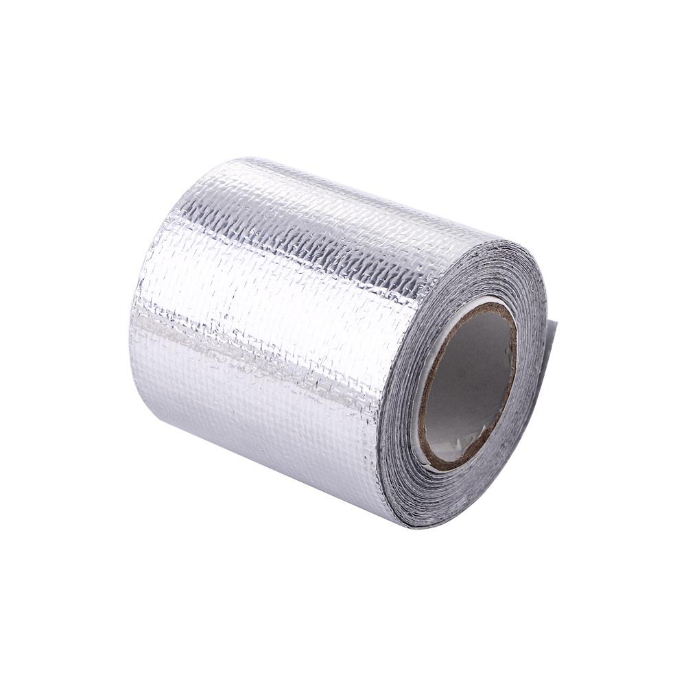 Exhaust Pipe Protection Foil Tape Heat Insulating Tape Self-Adhesive Sticker Heat Shield Wrap Tape