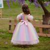 8-12 Years Girls Dress Autumn And Winter New Baby Children Dress Halloween Princess Dress Girls Wedding Party Dress Flower Girl Tutu Skirt