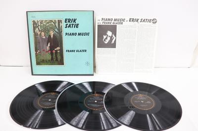 LP Record ERIK SATIE, FRANK GLAZER - Piano Music Of Erik Satie SVBX5422 VOXBOX 1981 US Classical Used