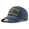 Y bestickte Baseballkappe Yellowstone bestickte Schirmmütze gewaschen verwaschen gebogener Schirm Hut Sonnenhut
