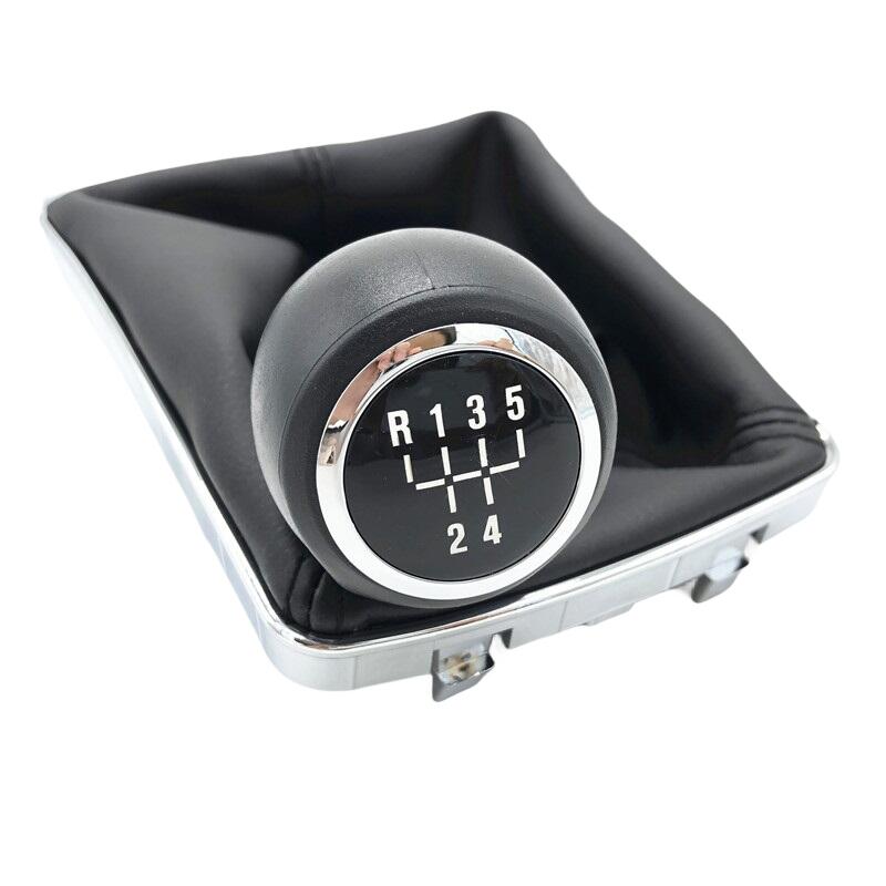 5/6 Speed For Opel ASTRA H Gear Shift Knob Lever Stick Gaiter Boot Parking Handbrake Grips Boot Cover Case Collar Car Styling