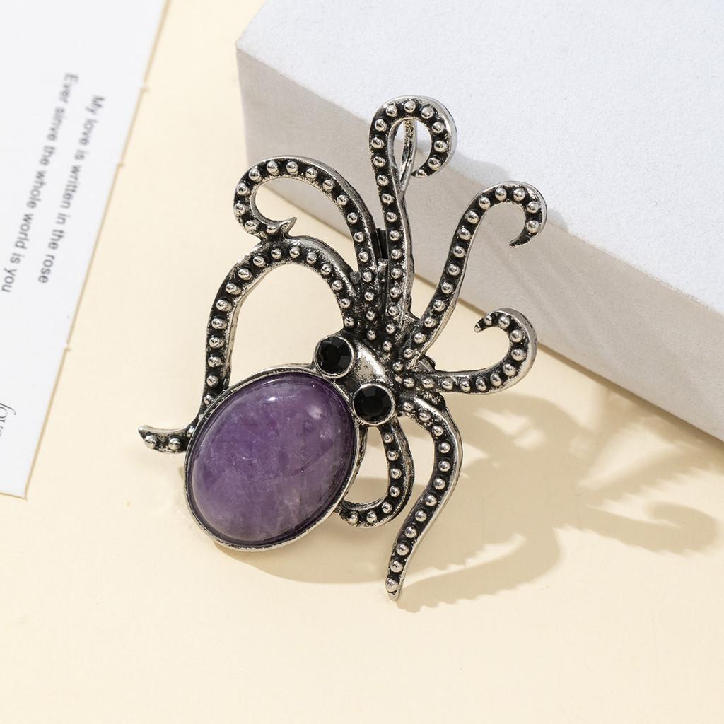 Shell Octopus Brooch Pendant For Diy Jewelry Making And Gift Crafts