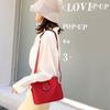 Solid Color Nylon Shoulder Bag Zipper Canvas Bucket Bag Casual Women Crossbody Bag  Student